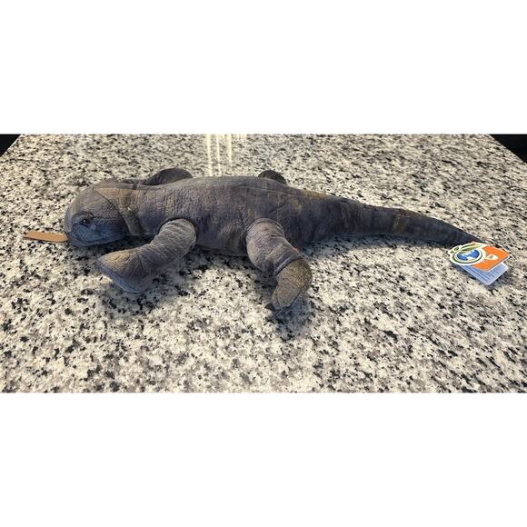 Wild Republic Plush Komodo Dragon Lizard Reptile Realistic Stuffed Animal 24" - Picture 1 of 11